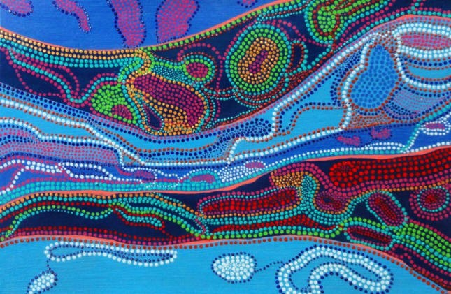 Aboriginal Side Table